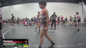 78 lbs Round 9 (10 Team) - Matthew Waters, Georgia United Blue vs Ross Branch, Backyard Brawlers Red