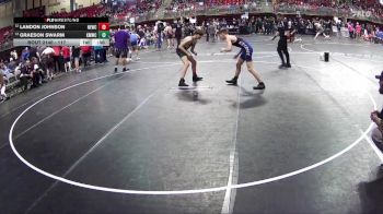 117 lbs Cons. Round 3 - Landon Johnson, Nebraska Elite Wrestling Club vs Graeson Swarm, Kearney MatCats Wrestling Club