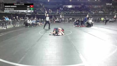 112 lbs Round Of 32 - Joseph Monto, Lakeland vs Ryan Halal, Union