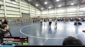 115 lbs Cons. Round 1 - Kelby Wright, Bear River Junior High Wrestling Club vs Trevyn Upwall, Riverton Wolf Pack Wrestling Club