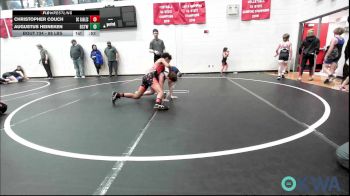 88 lbs Rr Rnd 2 - Christopher Couch, Del City Little League Wrestling vs Augustus Heineken, Bridge Creek Youth Wrestling
