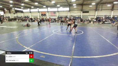 122 lbs Rr Rnd 3 - Stetson Jobe, WAR Wrestling Club vs Madianna Estrada, Jr Bulldog Wrestling