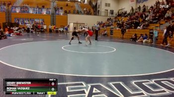 132 lbs 3rd Place Match - Roman Vazquez, Sherwood vs Henry Brewster, McMinnville