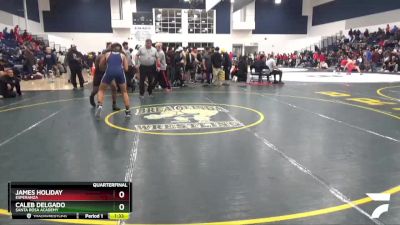 150 lbs Quarterfinal - Caleb Delgado, Santa Rosa Academy vs James Holiday, Esperanza