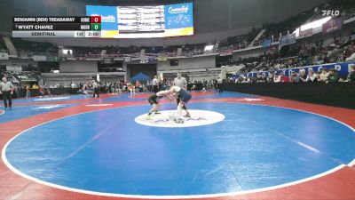 6A 120 lbs Semifinal - Benjamin (ben) Treadaway, Homewood Hs vs Wyatt Chavez, Mountain Brook
