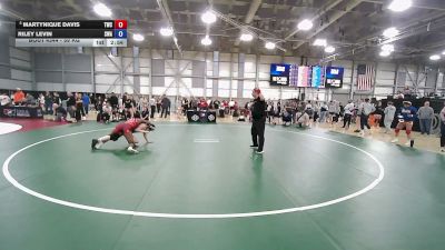 59 kg Cons. Sub-rd Of 16 - Martynique Davis, Thorobred Wrestling Club vs Riley Levin, Sanderson Wrestling Academy