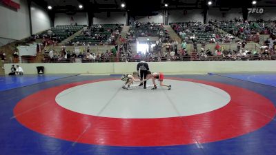 80 lbs 3rd Place - Paxton Powell, Georgia vs Dawson Evans, Georgia