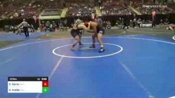 220 lbs Consi Of 16 #2 - Damian Gama, Team Takedown vs Kale Kreller, Silver State Wrestling