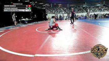 98 lbs Quarterfinal - Bostik Marple, Tuttle Wrestling vs Octavio Castillo, Juggernaut Wrestling Club