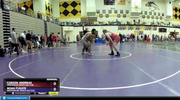 285 lbs Semifinal - Carson Andreas, Greenwood Wrestling Club vs Noah Fugate, Brownsburg Wrestling Club