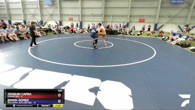 220 lbs Quarters & 1st Wb (16 Team) - Joaquin Capra, Kansas Red vs Edwin Gomez, Oklahoma Outlaws Red