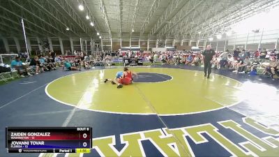 113 lbs Round 2 (8 Team) - Zaiden Gonzalez, Washington vs Jovanni Tovar, Florida