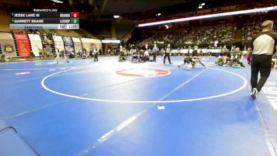 126 Class 1 lbs Semifinal - Jesse Lane III, Brentwood vs Garrett Beane, Lathrop