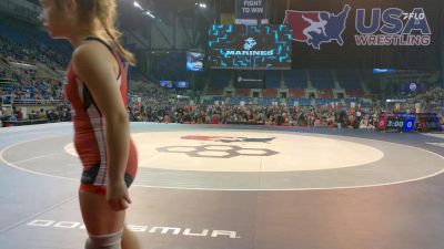 105 lbs Cons. Rd Of 64 - Anna White, ND vs Madalyn Riedinger, KS