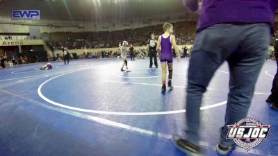 67 lbs Consi Of 8 #2 - Hendrix Henley, Chickasha Youth Wrestling vs Luke Doty, Lions Wrestling Academy