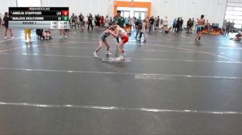 75 lbs Round 1 - Malaya Holcombe, Carolina Reapers vs Amelia Stafford, LA Elite Wrestling