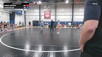 100 lbs Tenner Gregory, Oklahoma vs Austin Miller, California Silver