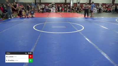 61 lbs Final - Mary Losee, Steel Valley Renegades vs Abigail Bradley, Vernon Wrestling