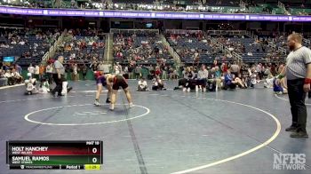 2A 165 lbs Semifinal - Holt Hanchey, West Wilkes vs Samuel Ramos, West Stokes