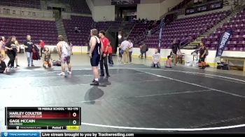 162-175 lbs Round 2 - Harley Coulter, Westside Wrestling Club vs Gage McCain, Colorado