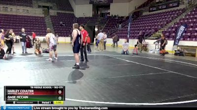 162-175 lbs Round 2 - Harley Coulter, Westside Wrestling Club vs Gage McCain, Colorado