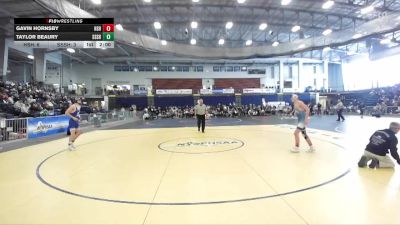 131 lbs Round 3 (3 Team) - Gavin Hornsby, Horseheads Sr HS vs Taylor Beaury, Saratoga Springs Sr HS