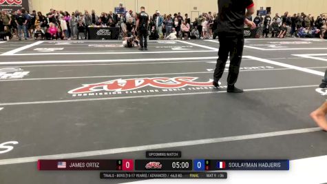 James Ortiz vs Soulayman Hadjeris 2025 ADCC Orlando Open/Youth Trials