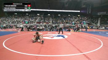 3A-120 lbs Champ. Round 1 - Dylan DeBoer, Powell vs Keller Dehmel, Worland