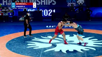 125 kg Semifinal - Lyova Gevorgyan, ARM vs Aydin Ahmadov, AZE