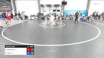 54 kg Quarterfinal - Aidan Donohue, Vougar's Honors Wrestling vs Dale Gant, Michigan Grapplers