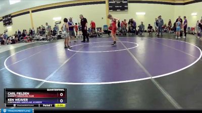 86 lbs Quarterfinal - Carl Fielden, Garrett Wrestling Club vs Ken Weaver, Contenders Wrestling Academy