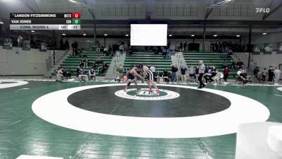 190 lbs Cons. Round 4 - Van Jones, Christian Brothers Academy vs Landon Fitzsimmons, Mount Saint Charles Academy