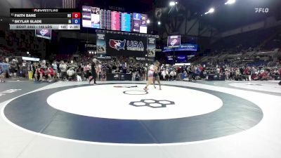 145 lbs 5th Place Match - Faith Bane, NC vs Skylar Slade, IA