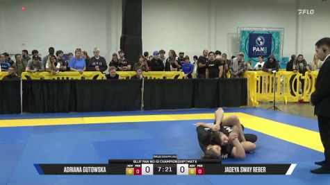 Jadeya Sway Reber vs Adriana Gutowska 2026 Pan IBJJF Jiu-Jitsu No-Gi Championship