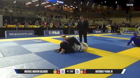 Antonio P Viana Jr vs Michael Martin Salgado 2025 Pan Jiu Jitsu IBJJF Championship