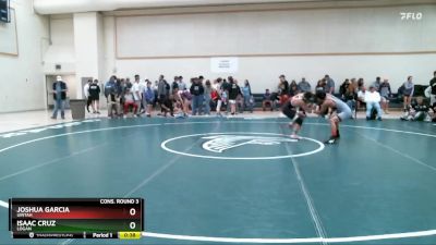 113 lbs Cons. Round 3 - Isaac Cruz, Logan vs Joshua Garcia, Uintah