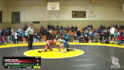 83 lbs Cons. Round 3 - Jaden Yacuta, Outlaws Wrestling Club vs Samuel Briggs, CYC