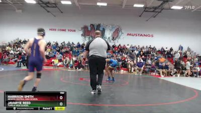 150 lbs Quarterfinal - Harrison Smith, Desoto Central High School vs Javaryie Reed, Tupelo High School