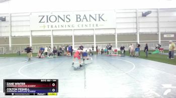 144 lbs Cons. Semi - Zane Winter, Sanderson Wrestling Academy vs Colton Peshell, Sanderson Wrestling Academy