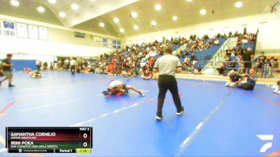 120 lbs 1st Place Match - Irini Poka, San Clemente High Girls Wrestl vs Samantha Cornejo, Somar Wrestling