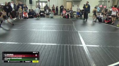 52 lbs Round 1 (6 Team) - CJ Burns, Scanlan Wrestling Academy vs Ethan Gianatasio, BTWC