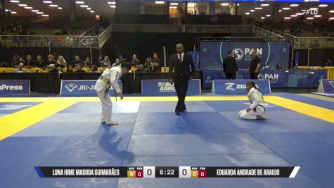 Eduarda Andrade De Araujo vs Luna Hime Masuda Guimarães 2026 Pan Jiu Jitsu IBJJF Championship