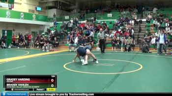 120 lbs Cons. Round 6 - Braden Hahlen, CUYAHOGA VALLEY CHRISTIAN ACADEMY vs Gradey Harding, GALION