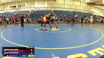 165 lbs Cons. Round 4 - JayDen Williams, MI vs Ryan Muslimovic, IL