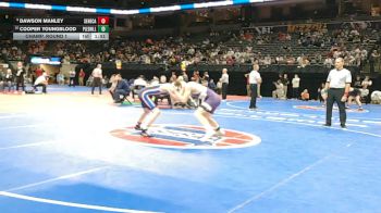 150 Class 2 lbs Champ. Round 1 - Dawson Manley, Seneca vs Cooper Youngblood, Pleasant Hill