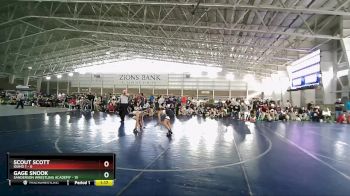 102 lbs Round 2 (4 Team) - Scout Scott, Idaho 1 vs Gage Snook, Sanderson Wrestling Academy