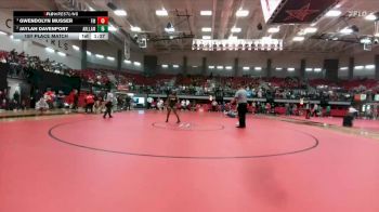 132 lbs 1st Place Match - Gwendolyn Musser, Lewisville Flower Mound vs Jaylah Davenport, Arlington Lamar