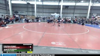 105 lbs Quarterfinal - Raidyn Pugsley, Buhl Middle School vs Colton Storey, Silver Valley Wrestling Club