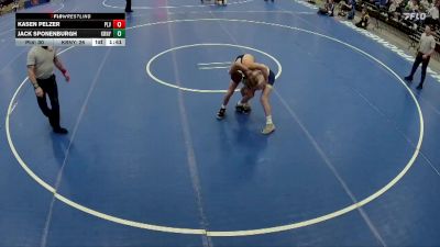 113 lbs Finals (8 Team) - Kasen Pelzer, Papillion-La Vista vs Jack Sponenburgh, Kearney