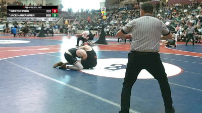 4A 175 lbs Quarterfinal - Weston Pool, Pottsville vs Jace Hankammer, Mena